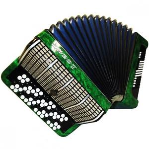 5 Row, 80 Bass, Light Russian Button Accordion Bayan Debut, Gorgeous Sound, 787