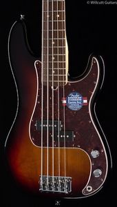 Fender American Standard Precision Bass® V 3-Color Sunburst (729)