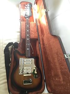 Rare Vintage Guyatone LG-140T Electric Guitar Plays & Looks Great, 4 Pickups