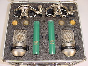 2 Vintage Michael Joly OktavaMod MJE K47H Neumann U47 Clone Mic Microphone Pair