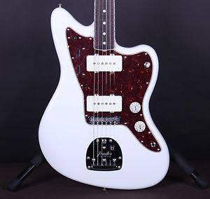 Fender American Vintage '65 Jazzmaster Olympic White Electric Guitar w/Case 0171