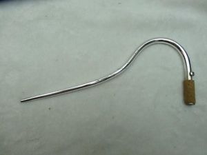 Heckel Biebrich Bassoon Bocal, BD size 1 Z, sun markings.  German Silver Base