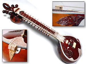 SURBAHAR WITH FIBREGLASS CASE BASS SITAR SURBAHAR GSM025