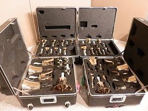 Beautiful Malmark Handbells 54 Bells 4+ Octaves in Travel Cases G3-C7