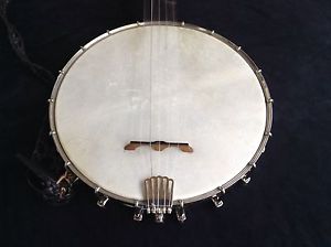 Fretless Banjo, Antique, Vintage Five 5 String USA, With Soft Case , John Farris