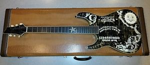 RARE Schecter Custom OUIJA Board Quilted Maple Lefty Left Handed LH c/w G&G Case