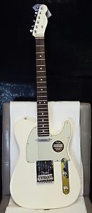 Fender Limited Edition AM STD Tele,Painted Headcap- Olympic White, Magnificent 7