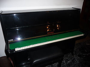 PIANOFORTE PETROF NERO VERTICALE ANNI 80 OCCASIONE