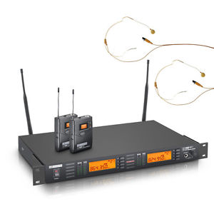 LD Systems WS 1000 G2 BPHH2 - Funkmikrofon System mit Belt Pack und Headset