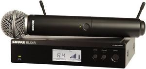 Shure BLX24R/SM58 Wireless Vocal Rack Mount System with SM58 Handheld Microph...