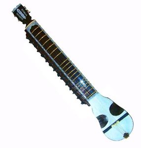 Dorpmarket Premum Carved & Heavily Decorated Israj/Esraj W Extra Strings&Bow