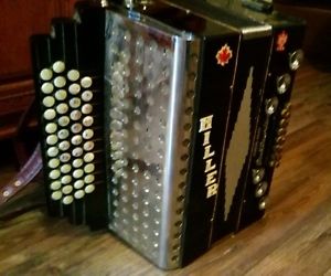 Slovenian 4 Row Button Box Accordion