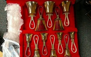 Beautiful Malmark Handbells 3 Octave cases C4-C7 with Extras