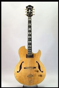 IBANEZ PM-100 Pat Metheny Signature Natural w/hard case F/S Guitar #R940