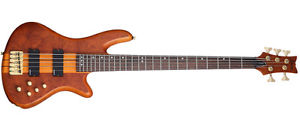 Schecter Stiletto Studio 5 *NEW* Electric Bass Guitar Studio-5 HSN Honey satin