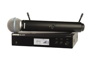 Shure BLX24R/B58 Wireless Vocal Rack Mount System with Beta 58A Handheld Micr...