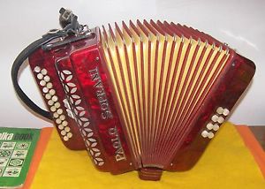 Paolo Soprani 2 Row Diatonic Button Accordion