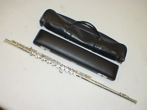 Yamaha YFL481II Open Hole Inline G Silver Flute w/ Case YFL-481 II