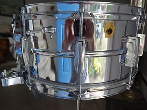 1968 Ludwig LM411 6 1/2" Super Sensitive Snare Drum....Very Good!