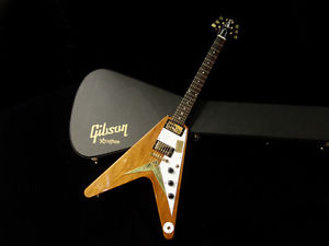 New Gibson Custom Shop 1959 Mahogany Flying V PSL Antique Natural 2014 Guitar
