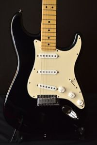 Fender USA AMERICAN STRATOCASTER Black Used Electric Guitar Free Shipping EMS