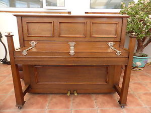 ARTS AND CRAFTS COUNTRY OAK LIBERTYS PIANO FREE SHIPPING