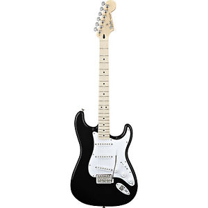 Fender Standard Stratocaster Maple Fingerboard Electric Guitar Black