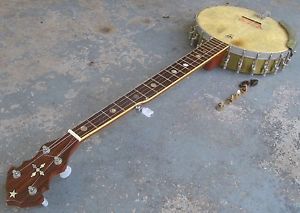 1981 "Pryse Venable" Banjo w/ TKL Case. Gorgeous, but Slight Repair Project.