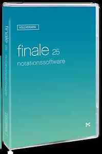MAKE MUSIC Finale 25 Vollversion deutsch Downloadversion