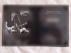 COA Certificate of Authenticity ORIGINAL GIBSON LES PAUL CUSTOM STEVE JONES n.2