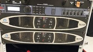 2 Crown XS 1200 power amp