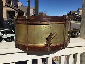 Lyon & Healy Brass Prussion snare drum