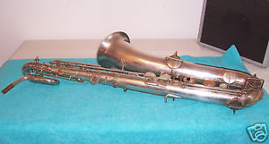 1919 Keefer Baritone saxophone, Buescher built  Bari sax plays great looks great