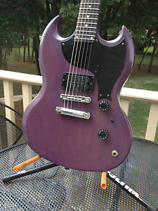 1998 Custom Gibson USA SG X SGX Purple Guitar w/ HSC 24 fret frets