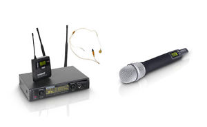 LD Systems WIN 42 Serie Funkmikrofon System + Belt Pack + Headset + Mikrofon