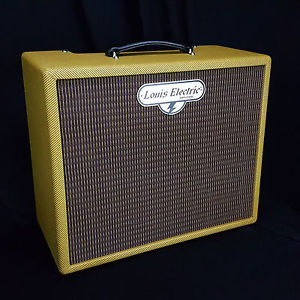 USED Louis Electric Buster Amplifier Tube Combo 6V6 Version with Cover
