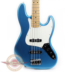 Fender Standard Jazz Bass Lake Placid Blue MN Maple Neck J Bass Demo Model
