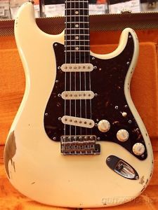Fender Custom Shop TBC 1960 Active Stratocaster Relic Aged Olympic White 2010