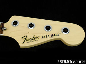 * Fender Vintage USA 75 RI Jazz BASS NECK 1975 Reissue Rosewood Block #255