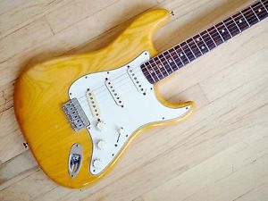 1975 Fender Stratocaster Hardtail Vintage Guitar Natural Ash, Lightweight w/hc