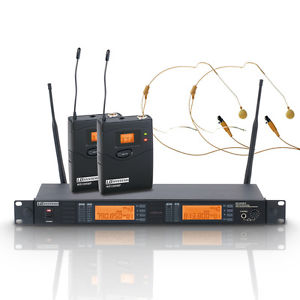 LD Systems WS 1000 Serie Funkmikrofon System +  2 x Belt Pack und 2 x Headset