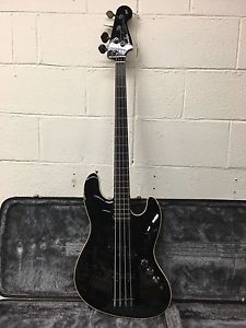 2002-04 MIJ Japan Fender Aerodyne Electric Jazz Bass Guitar w/ Dimarzio Pickups