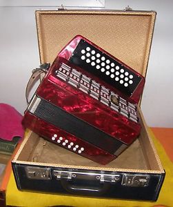 Vintage 3 Row Weltmeister Diatonic Accordion