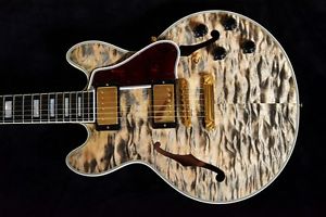 Gibson Custom Shop CS-356 Quilt in Cobra Burst Electric Free Shipping