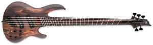 ESP LTD B-1005SE Multi-Scale 5-String Swamp Ash Body Electric Bass Natural Satin