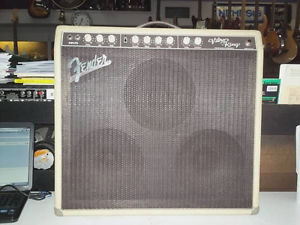 1997 Fender Vibro-King Custom Shop Combo 60W 3x10 Tube Guitar Amp