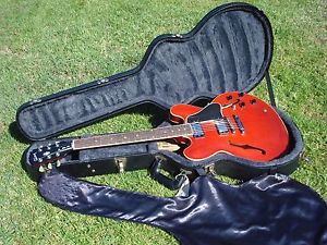 2011 Gibson ES-335 ES335 USA Dot Satin Cherry Red