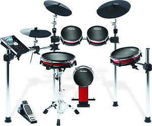 Alesis Crimson Mesh Kit E-Drum Set Bundle