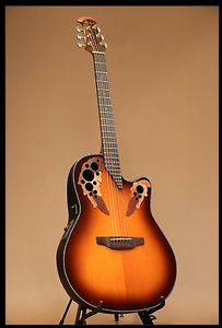 OVATION Celebrity Elite CE44-1 2010s Brown w/soft case F/S Guitar Bass #R933