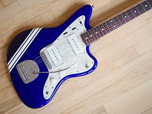 2012 Fender Jazzmaster Competition Jupiter Blue Offset Guitar Japan JM66 w/gb